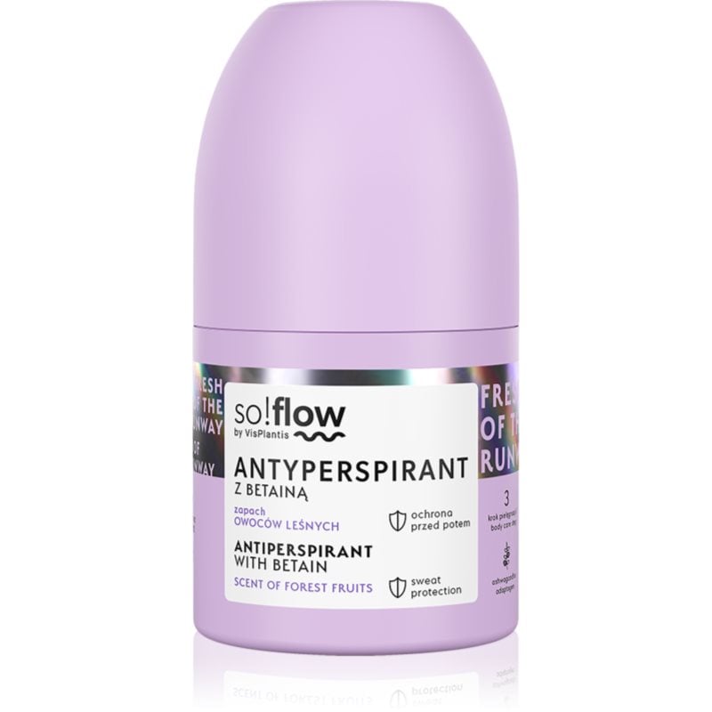 so!flow Antiperspirant рол- он против изпотяване за жени Betain Scent Of Forest Fruits