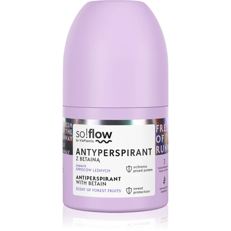 so!flow Antiperspirant рол- он против изпотяване за жени Betain Scent Of Forest Fruits - Грижа за тяло - Сравни цени от 1 магазин с безплатна доставка