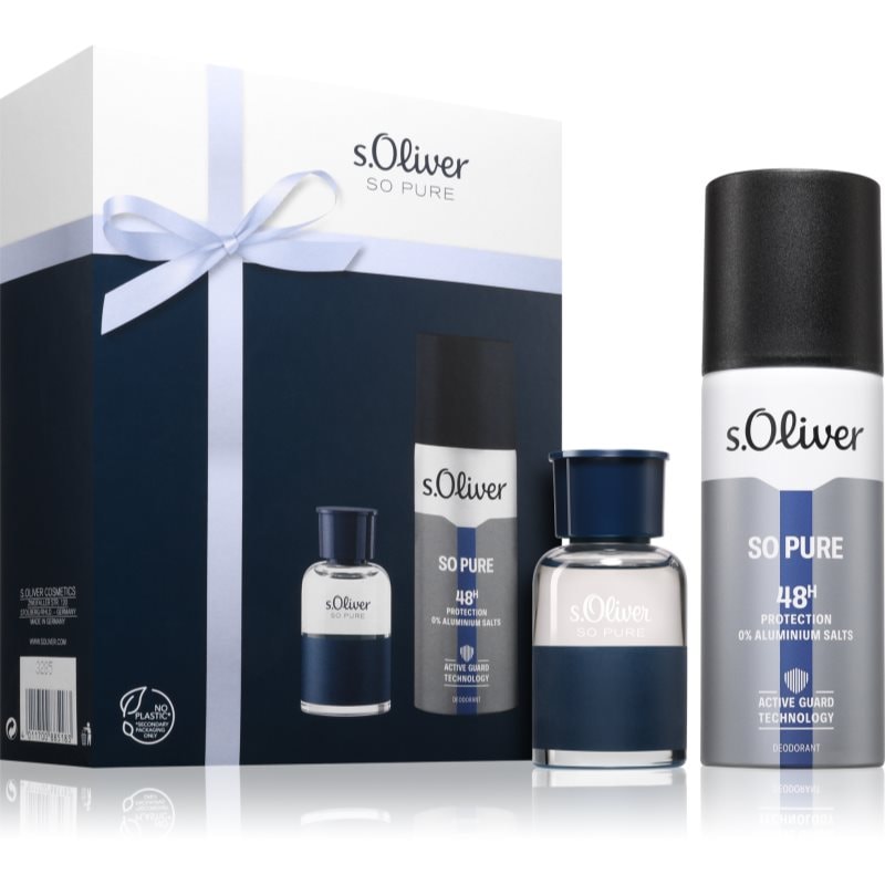s.Oliver So Pure Men подаръчен комплект за мъже - Комплект - Сравни цени от 1 магазин с безплатна доставка