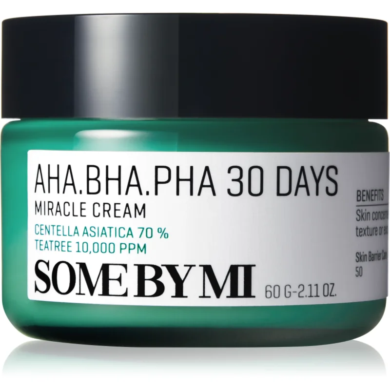 Some By Mi AHA∙BHA∙PHA 30 Days Miracle Cream мултиактивен крем с успокояващ ефект - Грижа за лице - Сравни цени от 1 магазин с безплатна доставка