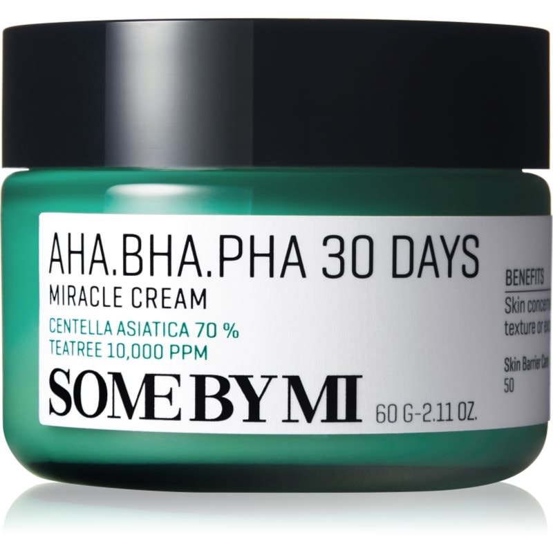 Some By Mi AHA∙BHA∙PHA 30 Days Miracle Cream мултиактивен крем с успокояващ ефект - Грижа за лице - Сравни цени от 1 магазин с безплатна доставка