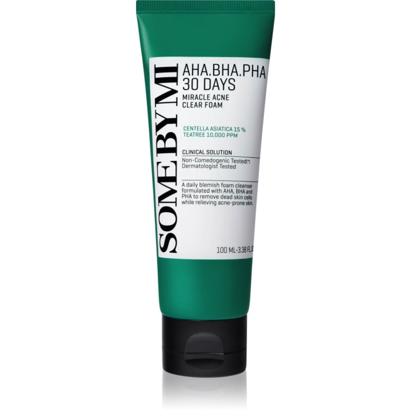 Some By Mi AHA∙BHA∙PHA 30 Days Miracle Acne Clear Foam дълкопочистваща пяна за проблемна кожа, акне - Грижа за лице - Сравни цени от 1 магазин с безплатна доставка