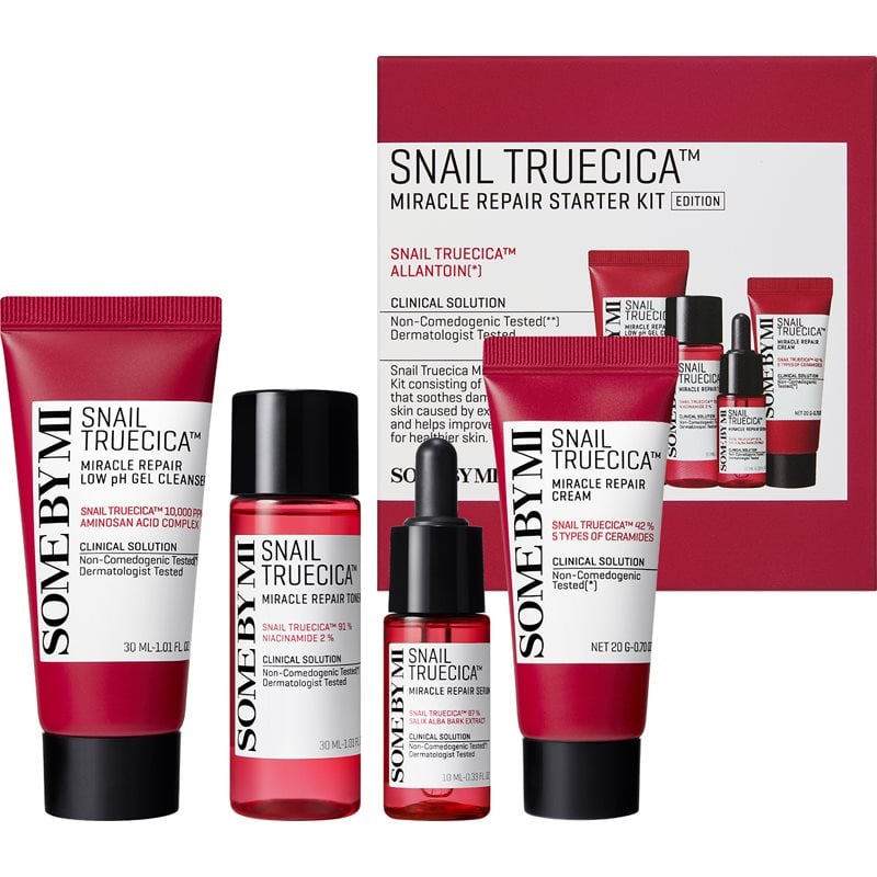 Some By Mi Snail Truecica Miracle Repair Starter Kit подаръчен комплект за чувствителна кожа склонна към акне