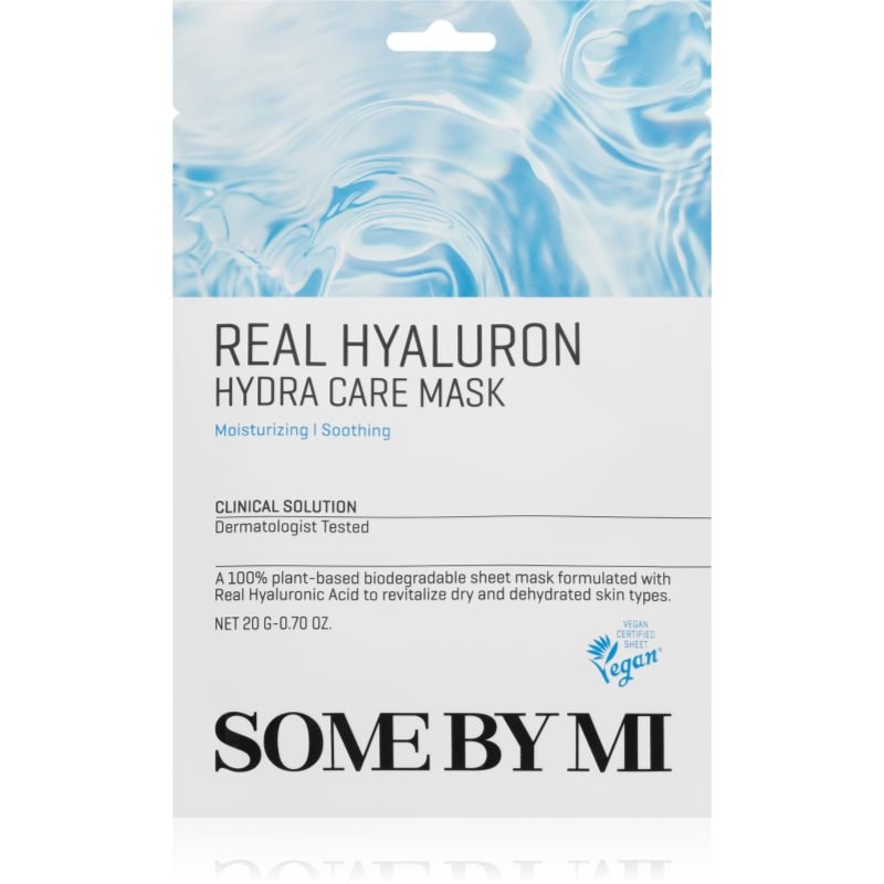 Some By Mi Clinical Solution Hyaluron Hydra Care Mask хидратираща платнена маска с успокояващ ефект - Грижа за лице - Сравни цени от 1 магазин с безплатна доставка