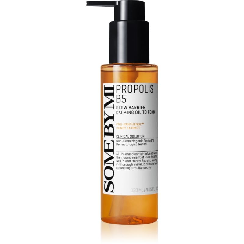 Some By Mi Propolis B5 Glow Barrier успокояващо почистващо олио за чувствителна кожа на лицето