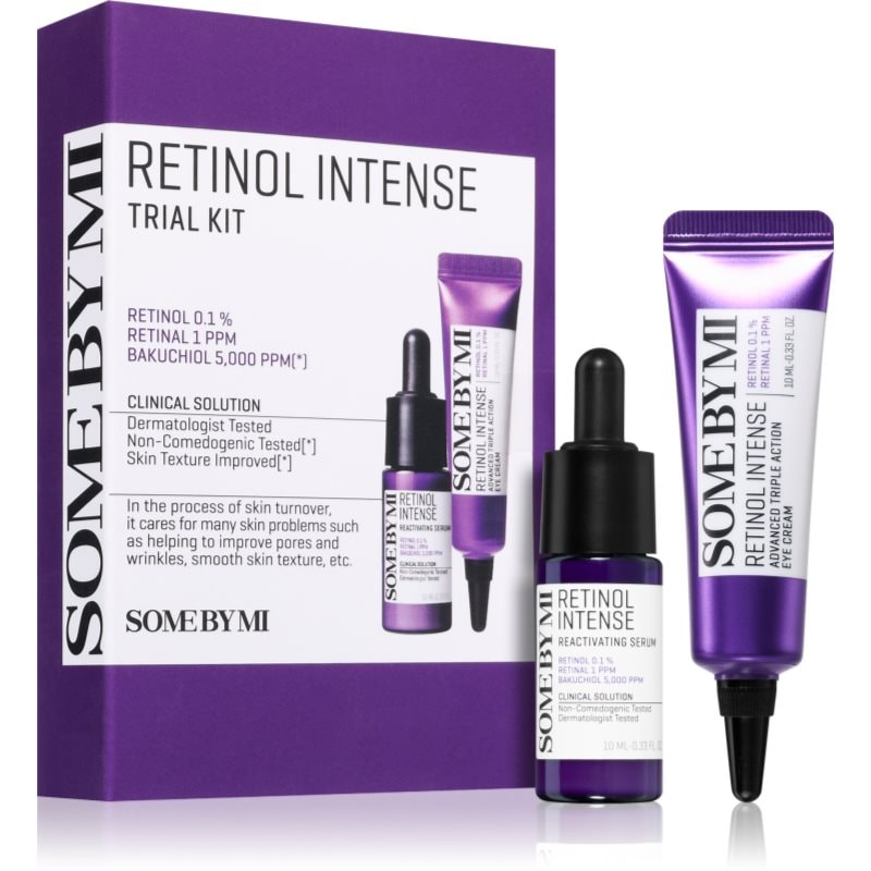 Some By Mi Retinol Intense Trial Kit комплект за пътуване за освежаване и изглаждане на кожата - Комплект - Сравни цени от 1 магазин с безплатна доставка