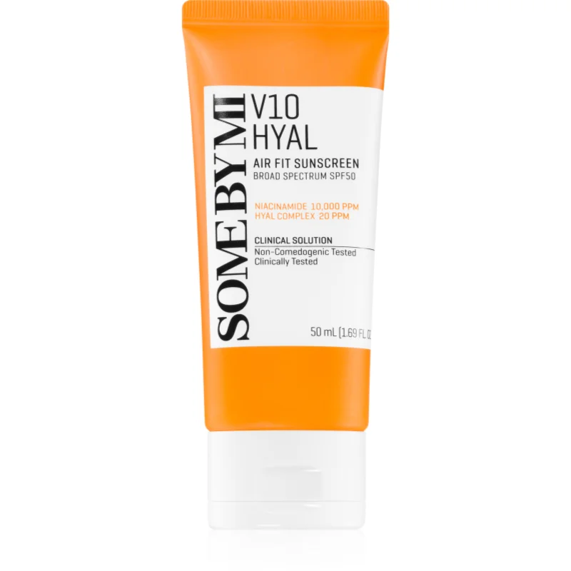 Some By Mi V10 Hyal Air Fit Sunscreen лек защитен крем за лице SPF 50+ - Грижа за лице - Сравни цени от 1 магазин с безплатна доставка