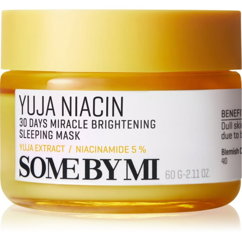 Some By Mi Yuja Niacin 30 Days Miracle Brightening Sleeping Mask озаряваща нощна маска - Грижа за лице - Сравни цени от 1 магазин с безплатна доставка