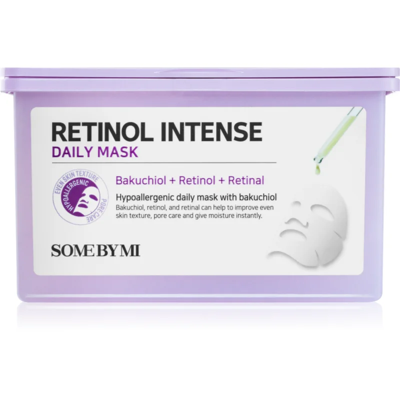 Some By Mi Retinol Intense Daily Mask противбръчкова платнена маска големи опаковки
