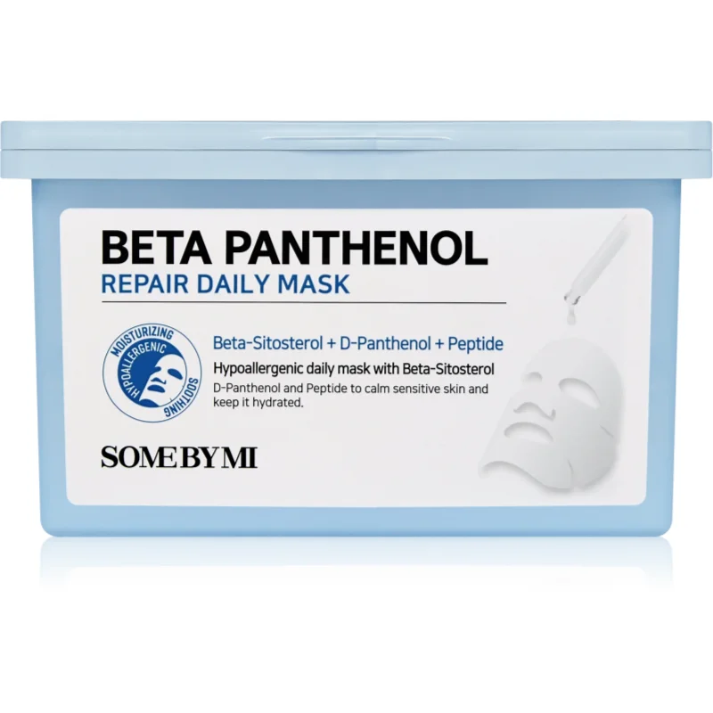 Some By Mi Beta Panthenol Repair Daily Mask успокояваща платнена маска големи опаковки - Грижа за лице - Сравни цени от 1 магазин с безплатна доставка