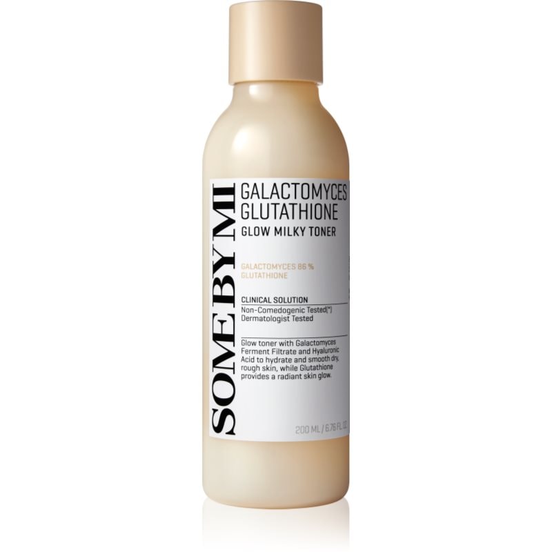 Some By Mi Some By Mi Galactomyces Glutathione Glow Milky Toner омекотяващ и хидратиращ тонер за озаряване на лицето - Унисекс парфюм 200мл - Сравни цени от 1 магазин с безплатна доставка