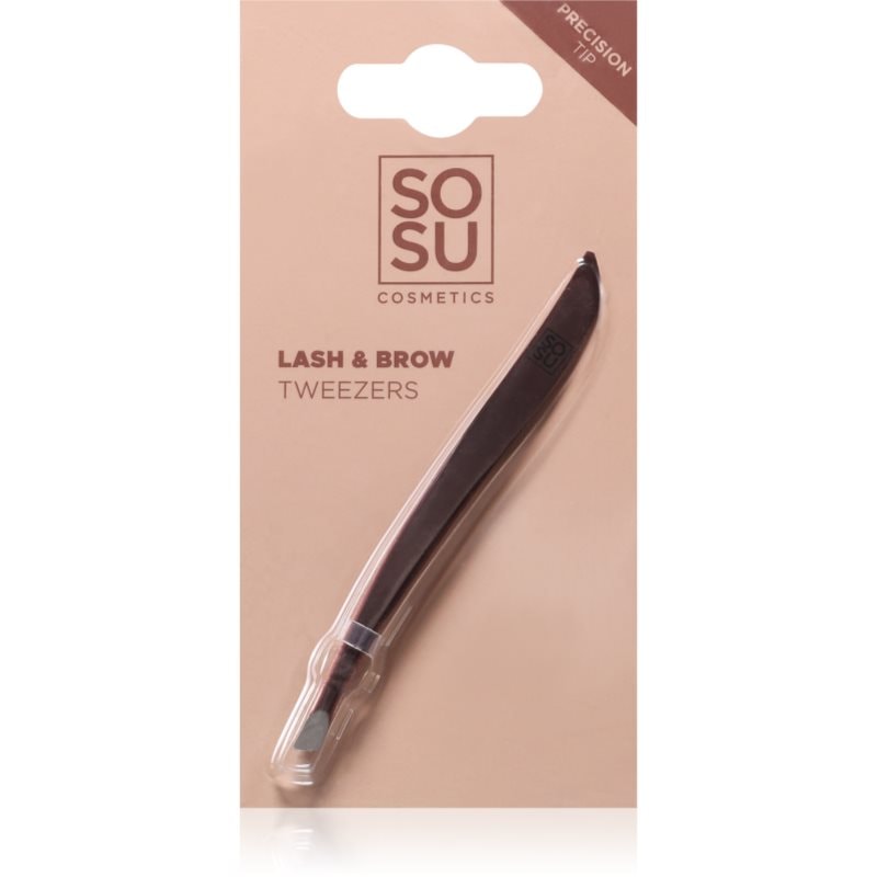 SOSU Cosmetics Lash and Brow Tweezers пинсета за вежди - Грим - Сравни цени от 1 магазин с безплатна доставка
