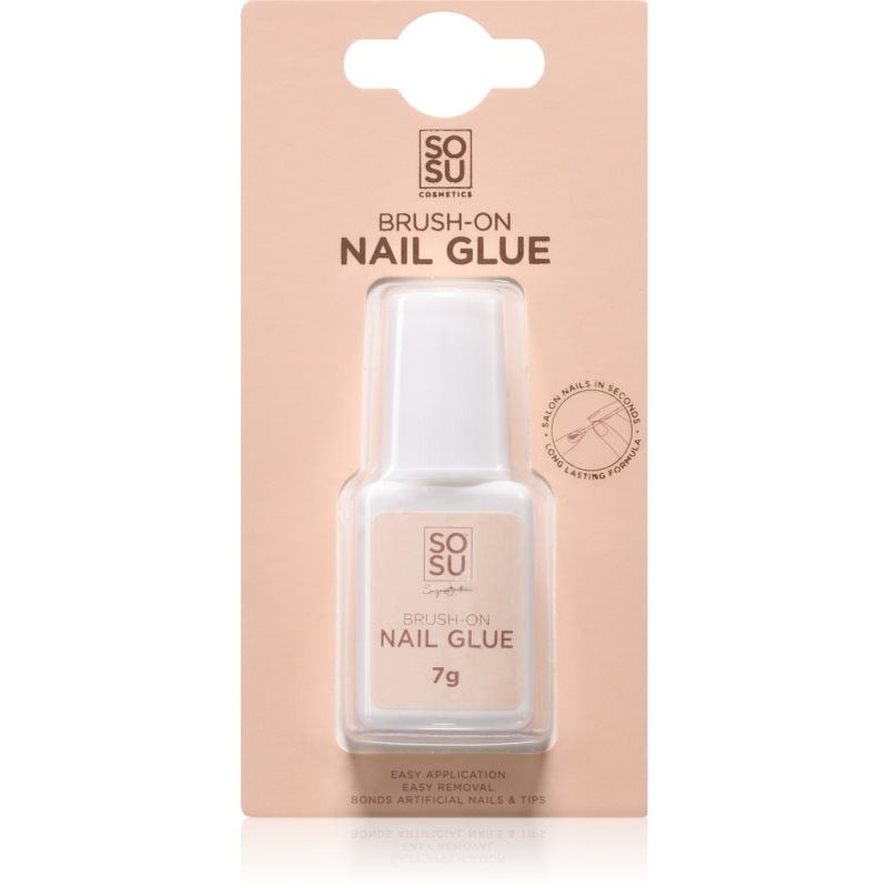 SOSU Cosmetics Brush-On Nail Glue лепило за нокти - Грим - Сравни цени от 1 магазин с безплатна доставка