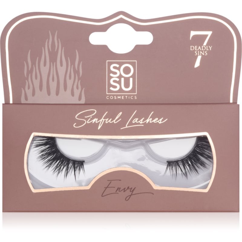 SOSU Cosmetics 7 Deadly Sins Lashes изкуствени мигли Envy