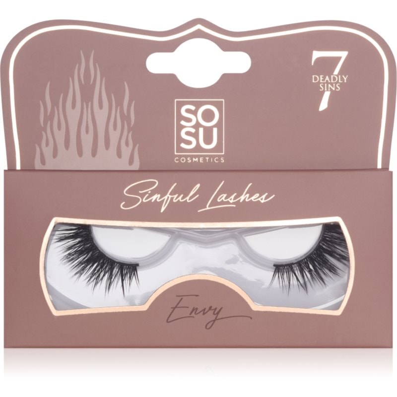 SOSU Cosmetics 7 Deadly Sins Lashes изкуствени мигли Envy - Грим - Сравни цени от 1 магазин с безплатна доставка