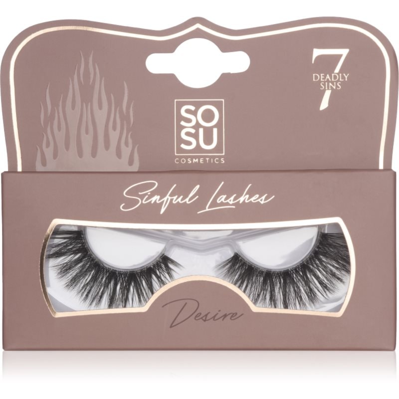 SOSU Cosmetics 7 Deadly Sins Lashes изкуствени мигли Desire - Грим - Сравни цени от 1 магазин с безплатна доставка