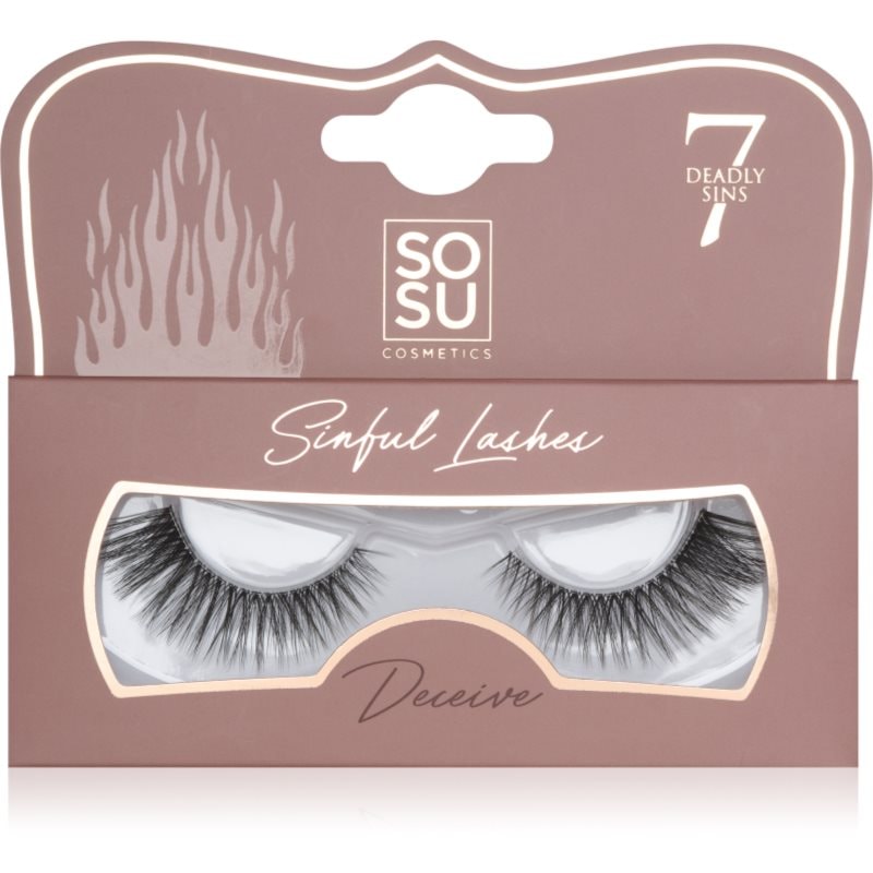 SOSU Cosmetics 7 Deadly Sins Lashes изкуствени мигли Deceive - Грим - Сравни цени от 1 магазин с безплатна доставка