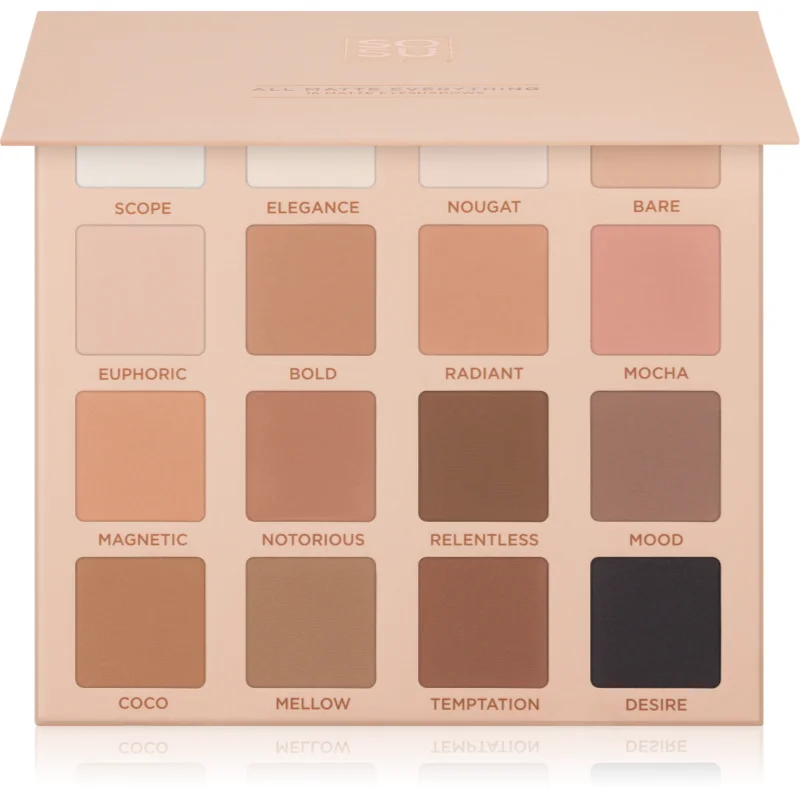 SOSU Cosmetics All Matte Everything Eyeshadow Palette палитра сенки за очи - Грим - Сравни цени от 1 магазин с безплатна доставка