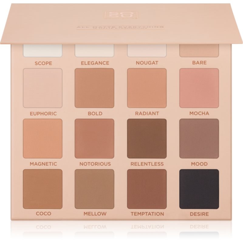 SOSU Cosmetics SOSU Cosmetics All Matte Everything Eyeshadow Palette палитра сенки за очи - Унисекс парфюм 2мл - Сравни цени от 1 магазин с безплатна доставка