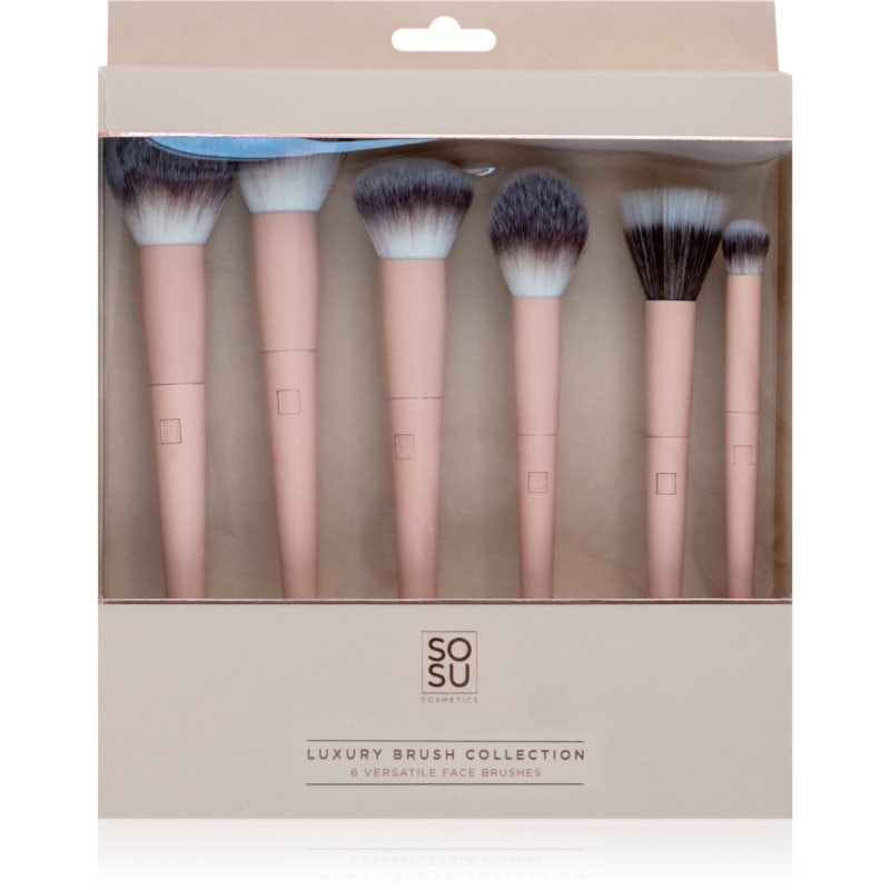 SOSU Cosmetics Luxury Brush Face Collection комплект четки за лице - Комплект - Сравни цени от 1 магазин с безплатна доставка
