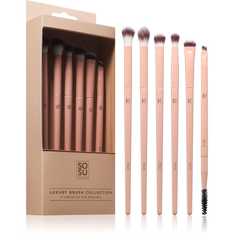 SOSU Cosmetics Luxury Brush Eye Collection подаръчен комплект - Комплект - Сравни цени от 1 магазин с безплатна доставка