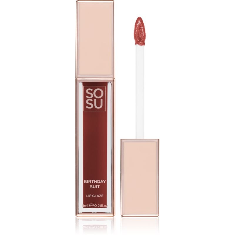 SOSU Cosmetics Satin Lip Glaze хидратиращ блясък за устни