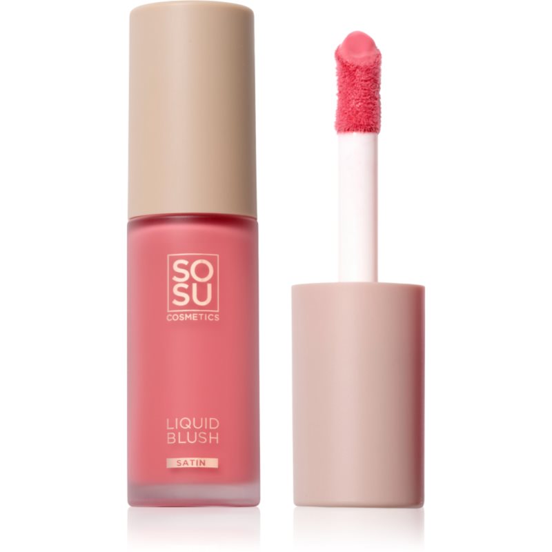 SOSU Cosmetics Liquid Blush Satin течен руж цвят Pink Pop - Грим - Сравни цени от 1 магазин с безплатна доставка