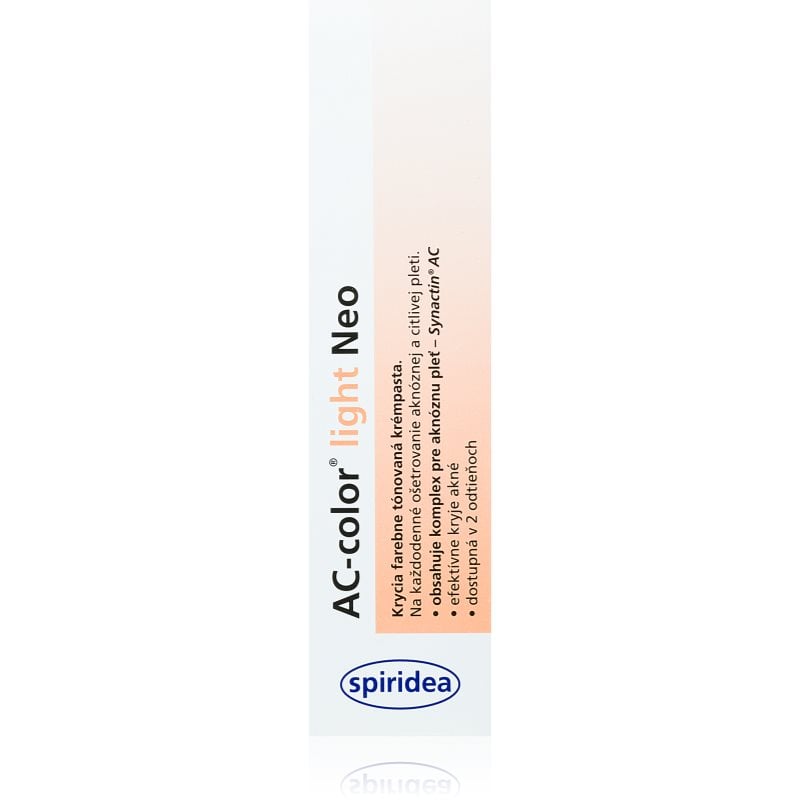 Spiridea AC-color Light Neo тониращ крем за проблемна кожа, акне