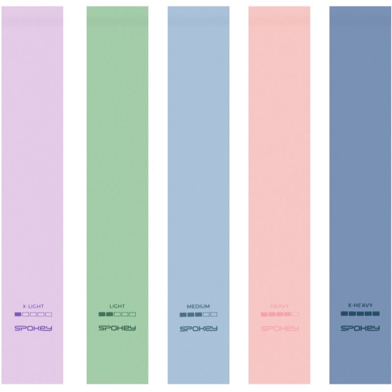 Spokey Artio Set комплект ластици за разтягане Pastel - Комплект - Сравни цени от 1 магазин с безплатна доставка