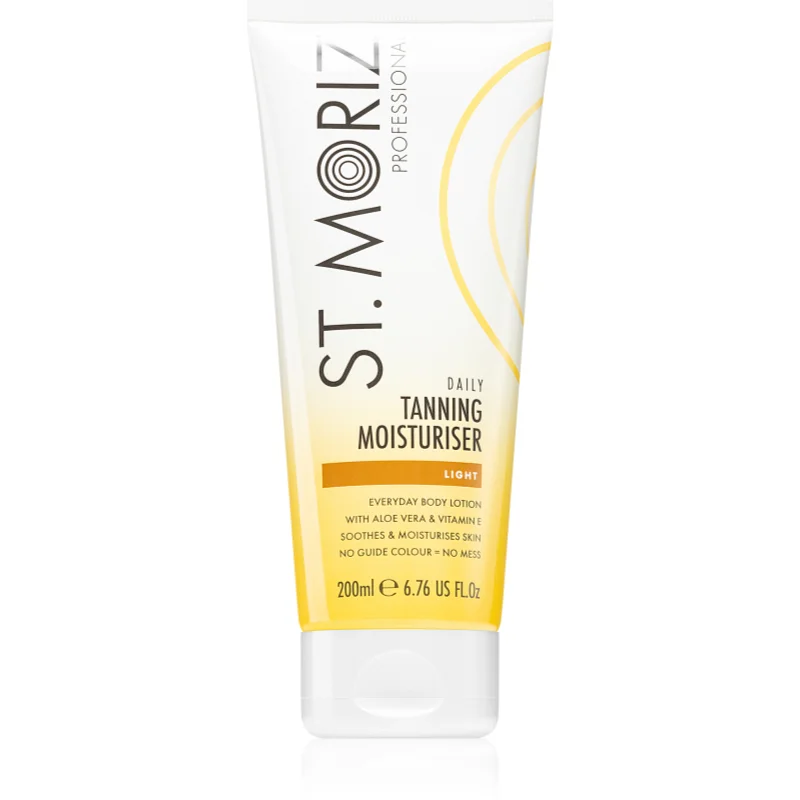 St. Moriz Daily Tanning Moisturiser хидртиращ автобронзиращ крем прозрачен тип Light