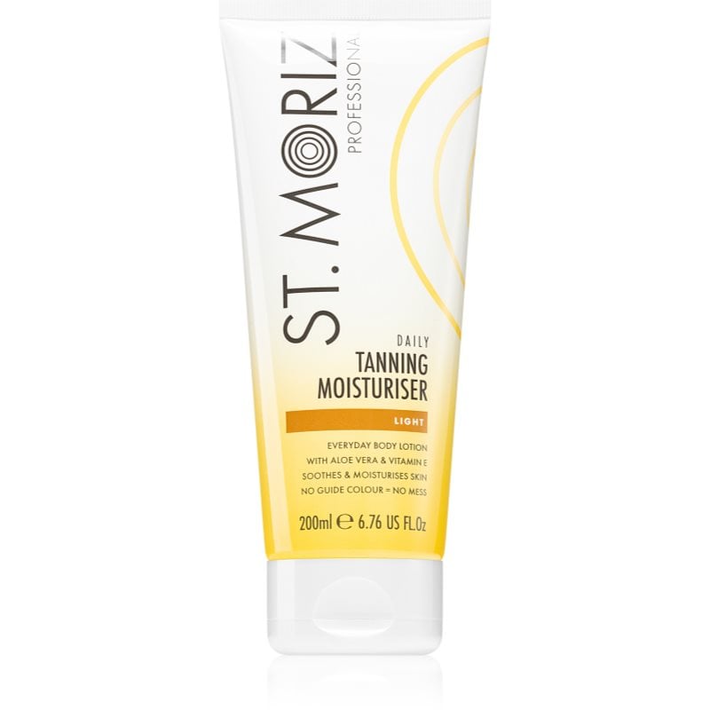 St. Moriz Daily Tanning Moisturiser хидртиращ автобронзиращ крем прозрачен тип Light