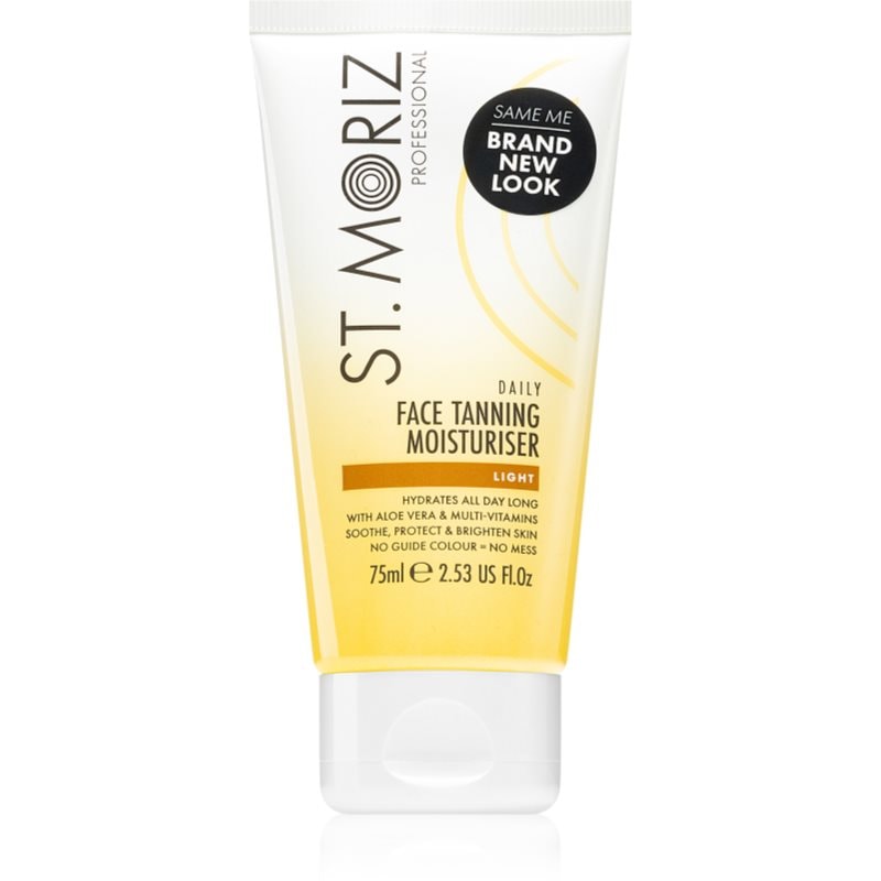 St. Moriz Daily Tanning Face Moisturiser хидртиращ автобронзиращ крем за лице тип Light - Грим - Сравни цени от 1 магазин с безплатна доставка