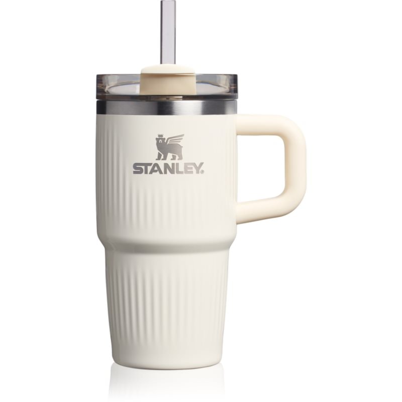 Stanley Quencher H2.O FlowState™ Fluted Tumbler неръждаема термочаша със сламка малък Cream Gloss - Грижа за тяло - Сравни цени от 1 магазин с безплатна доставка