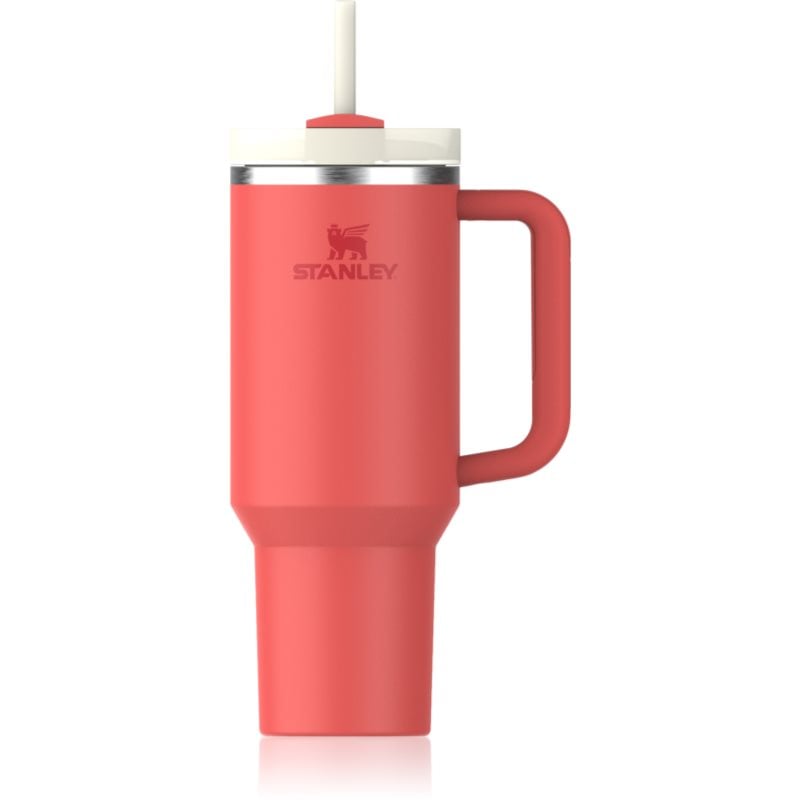 Stanley Quencher H2.O FlowState™ Tumbler неръждаема термочаша със сламка голям Hot Coral