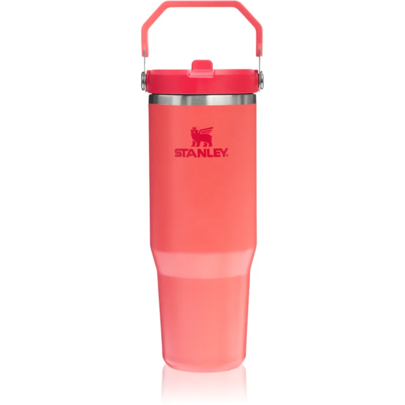 Stanley IceFlow™ Flip Straw Tumbler неръждаема бутилка за вода Hot Coral