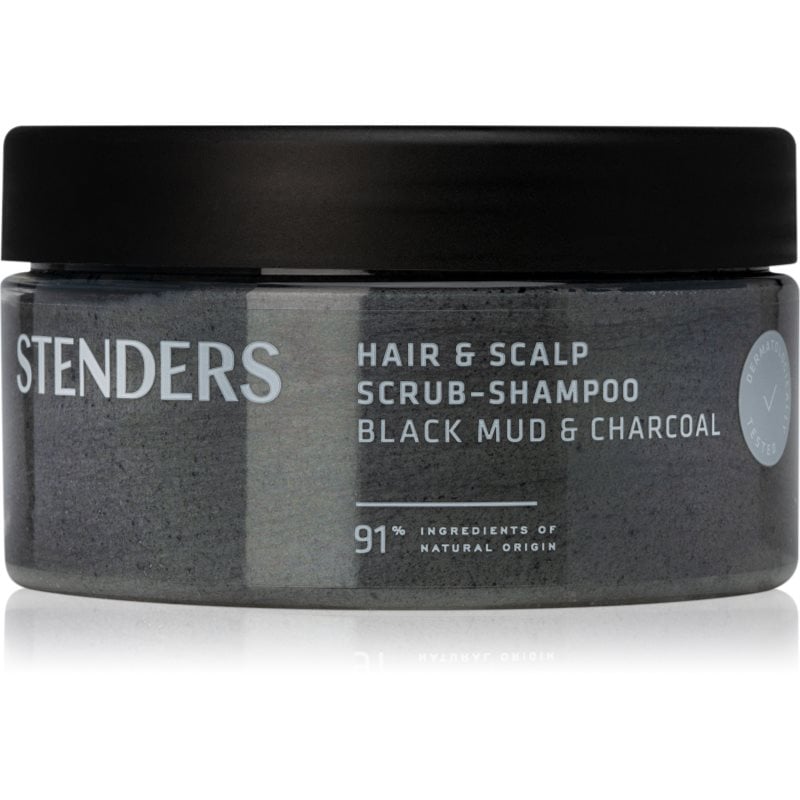 STENDERS Black Mud & Charcoal почистващ пилинг за коса и скалп