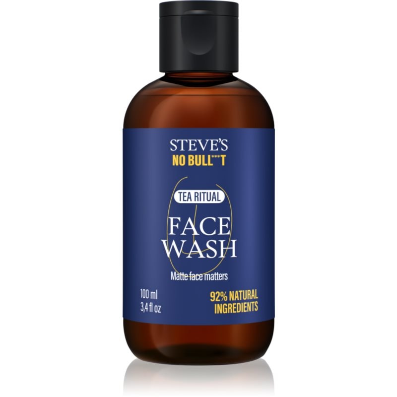 Steve's No Bull***t Tea Ritual Face Wash почистващ гел за лице за мъже - Грижа за лице - Сравни цени от 1 магазин с безплатна доставка