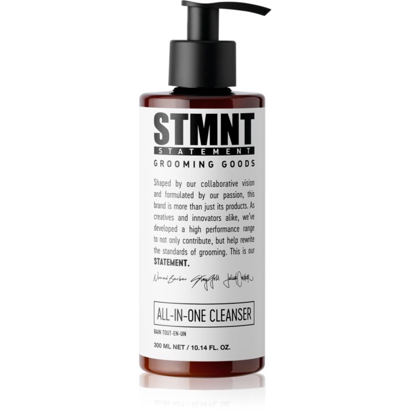 STMNT STMNT Care All-In-One Cleanser шампоан за коса, брада и тяло - Унисекс парфюм 300мл - Сравни цени от 1 магазин с безплатна доставка