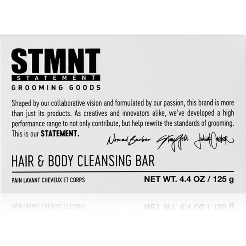 STMNT Care Hair & Body Cleansing Bar почистващ твърд сапун за коса, брада и тяло - Грижа за тяло - Сравни цени от 1 магазин с безплатна доставка