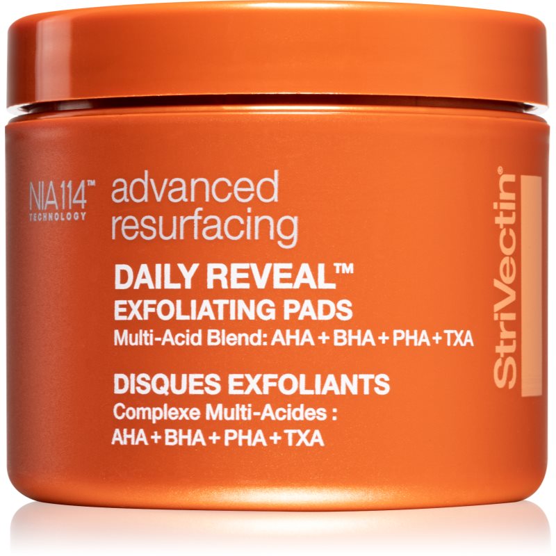 StriVectin Advanced Resurfacing Daily Reveal Exfoliating Pads ексфолиращи възглавнички за изглаждане на кожата и минимизиране на порите - Грижа за лице - Сравни цени от 1 магазин с безплатна доставка