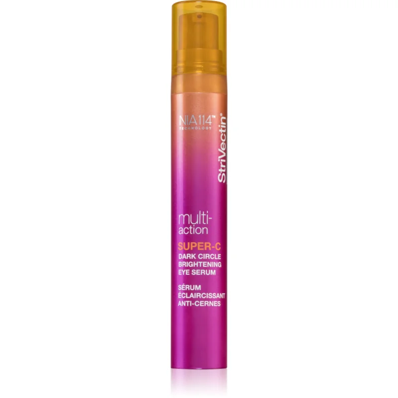 StriVectin Multi-Action Super-C Dark Circle Brightening серум за околоочната зона против отоци и бръчки с витамин С