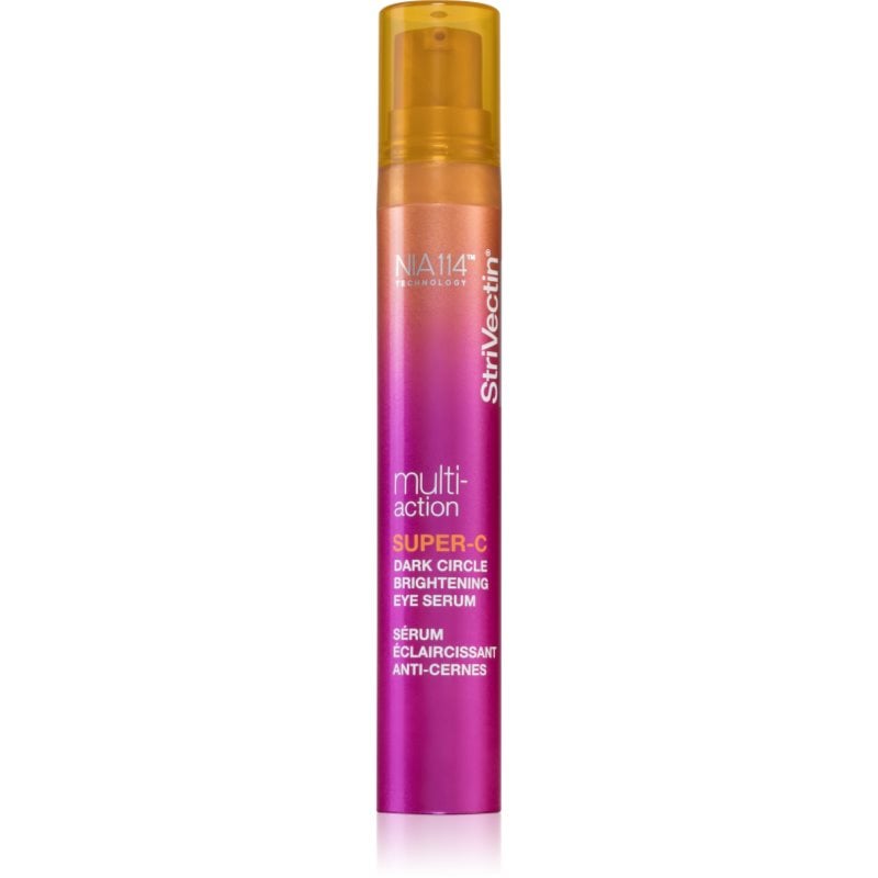 StriVectin Multi-Action Super-C Dark Circle Brightening серум за околоочната зона против отоци и бръчки с витамин С