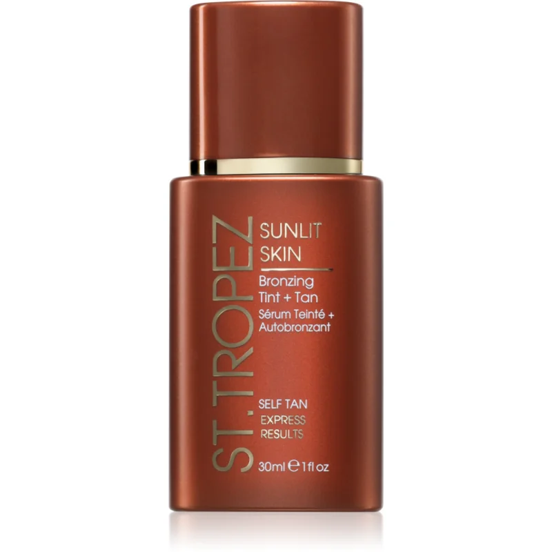 St.Tropez Sunlit Skin Bronzing Tint + Tan тониращ автобронзантен крем за лице