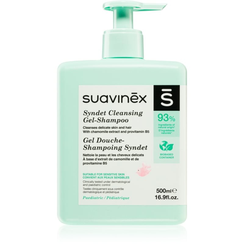 Suavinex Syndet Cleansing Gel-Shampoo детски шампоан 2 в 1