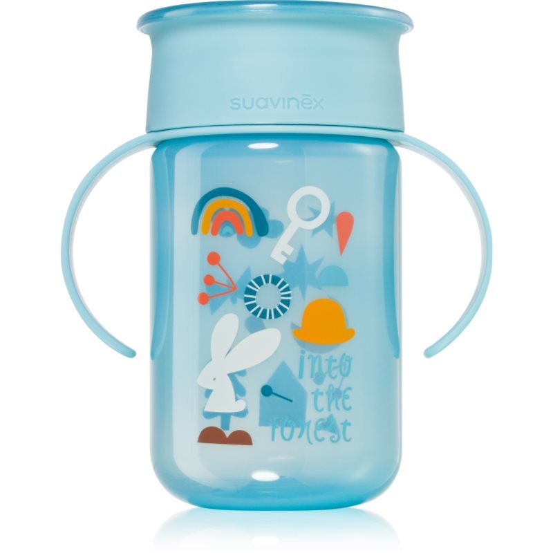 Suavinex Forest 360° преходна чаша с дръжки 12 m+ Blue - За деца - Сравни цени от 1 магазин с безплатна доставка