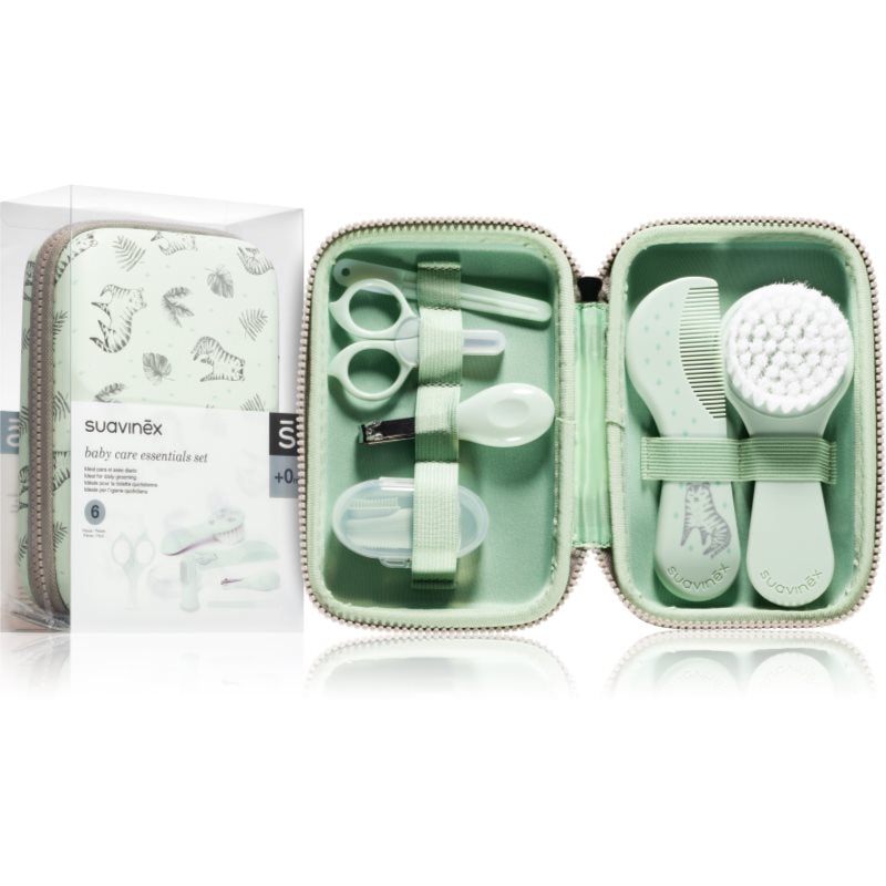 Suavinex Tigers Baby Care Essentials Set комплект за грижа за детето Green - Комплект - Сравни цени от 1 магазин с безплатна доставка