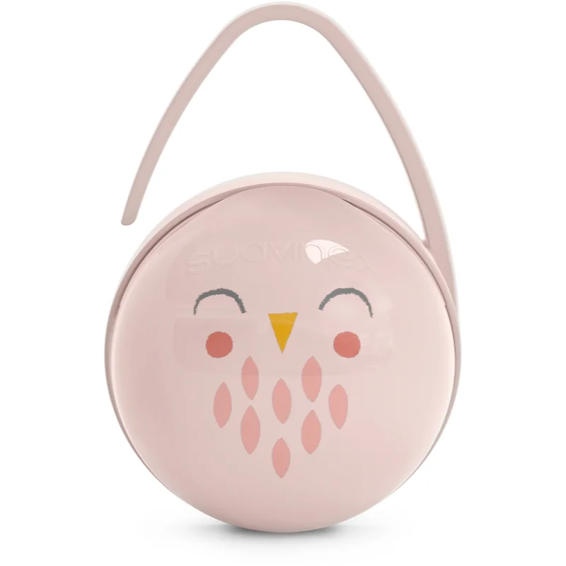 Suavinex Bonhomia Duo кутийка за биберон Pink