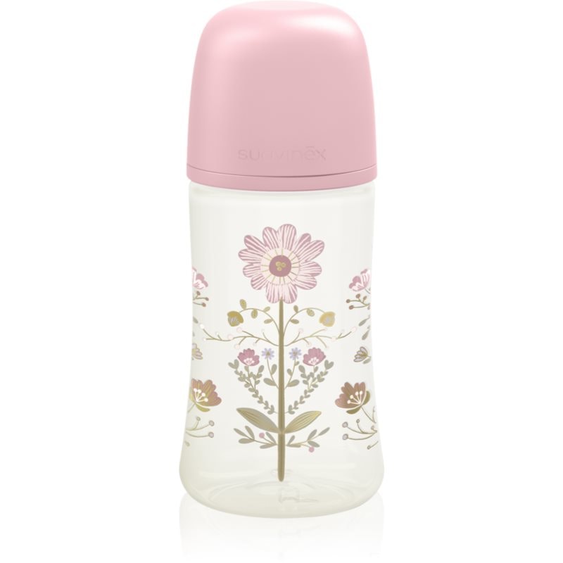 Suavinex Gold Premium SX Pro Physiological M бебешко шише Medium Flow 3 m+ Pink - За деца - Сравни цени от 1 магазин с безплатна доставка