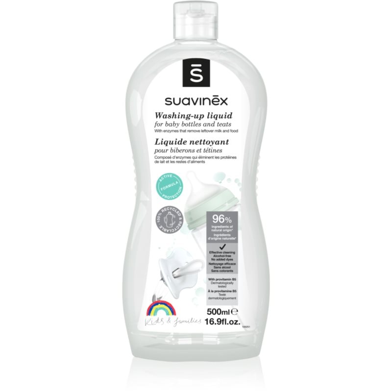 Suavinex Washing-up Liquid почистващ препарат за бебешки аксесоари - Грижа за тяло - Сравни цени от 1 магазин с безплатна доставка