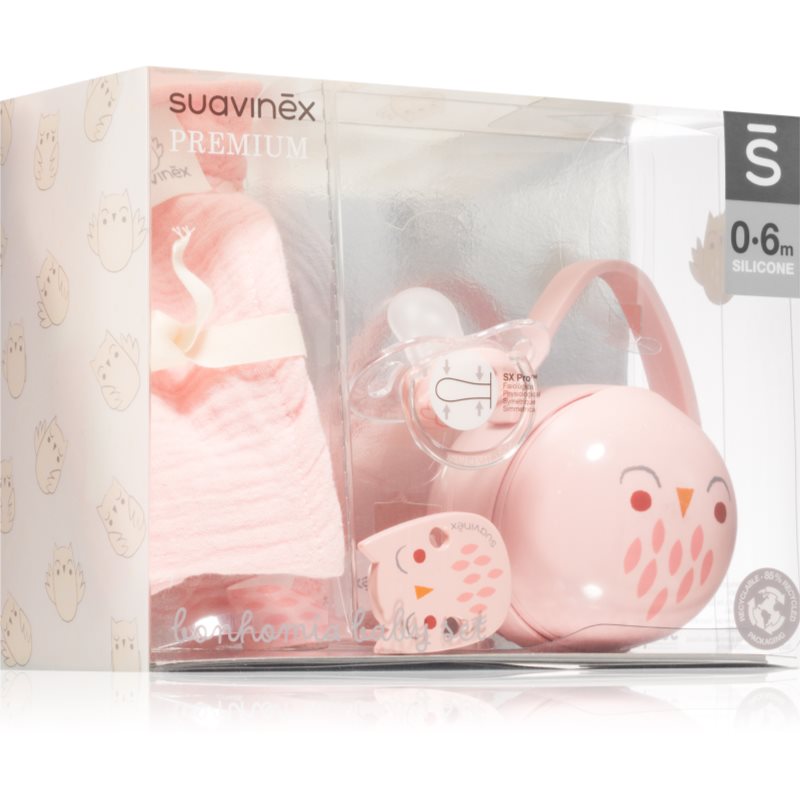 Suavinex Bonhomia Gift Set Pink подаръчен комплект за деца от раждането им - За деца - Сравни цени от 1 магазин с безплатна доставка